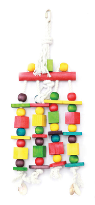 Parrot toy blocks 'n' beads 16x45cm, , medium