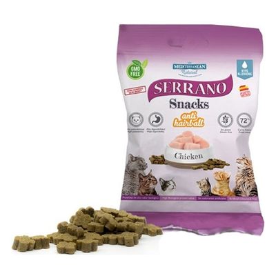 Mediterranean serrano snacks cats chicken 35g, , medium