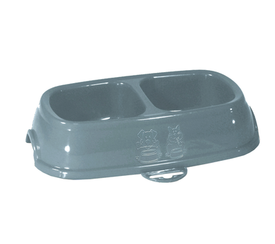 Stefanplast  double bowl 0,2lt + 0,2lt, , medium