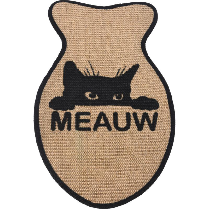 Cat scratch mat with print  - assorted designs, , medium-null