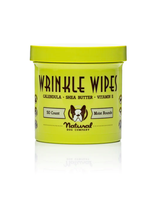 Natural dog wrinkle wipes, , medium