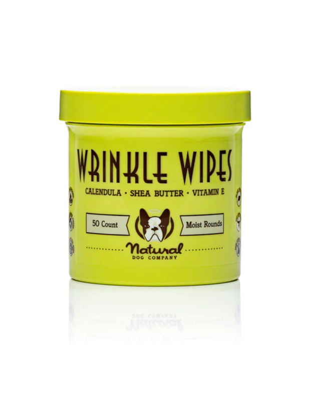 Natural dog wrinkle wipes, , medium-null