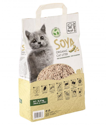 M-pets - soya organic cat litter, , medium