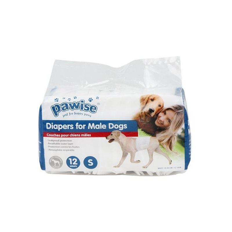 Product image: Pawise disposable male diapers 12pack-null