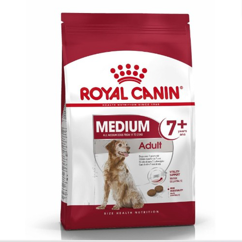 Royal canin medium adult 7+ dry dog food, , medium-null
