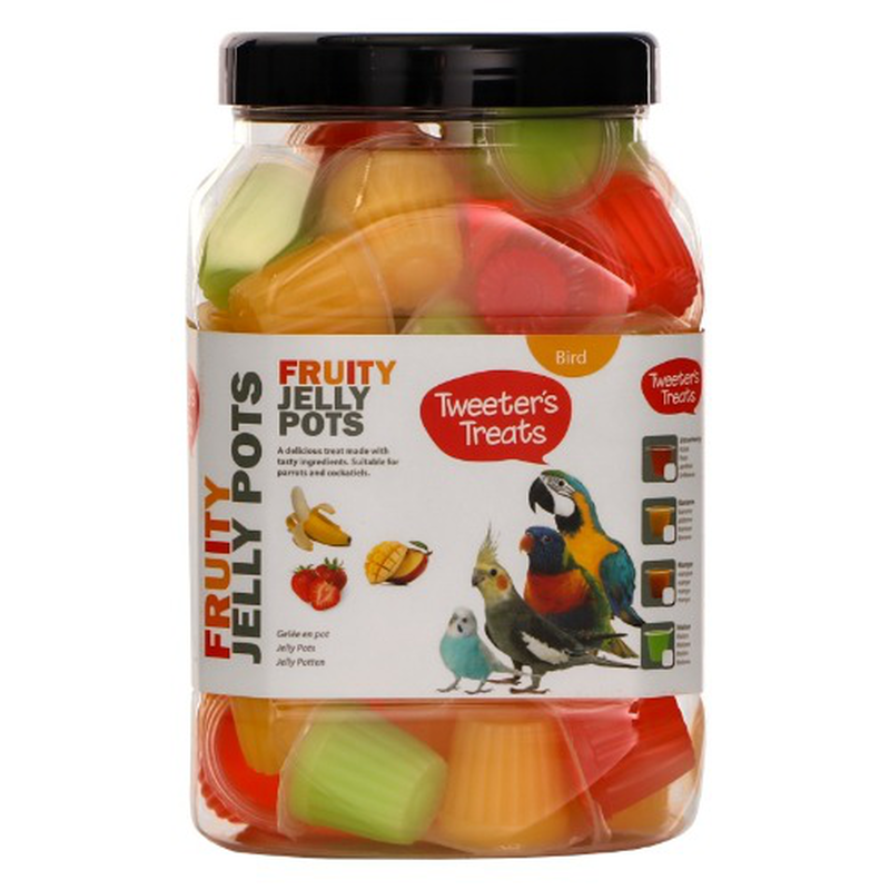 Happypet tweeters treats fruity jelly pots, , medium-null