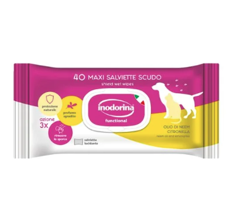 Inodorina wipes neem oil lemongrass-null