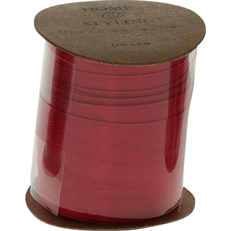 Product image: Christmas ribbons 5m red - assorted designs, , medium-null