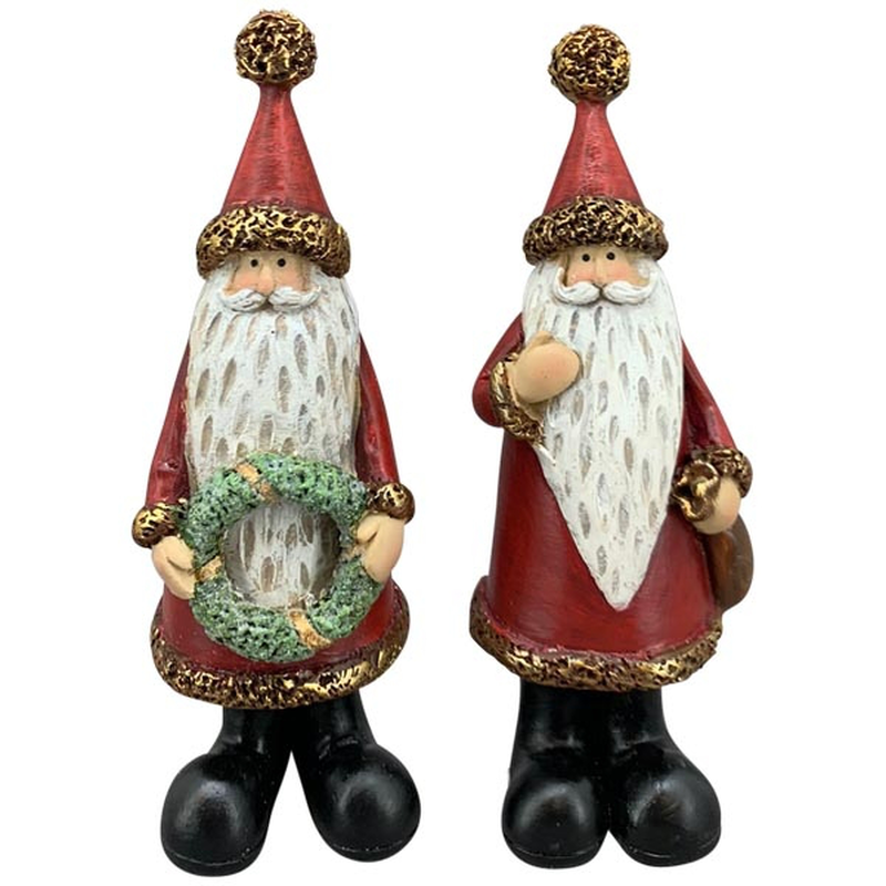 Santa lilian with star/wreath - wreath-null