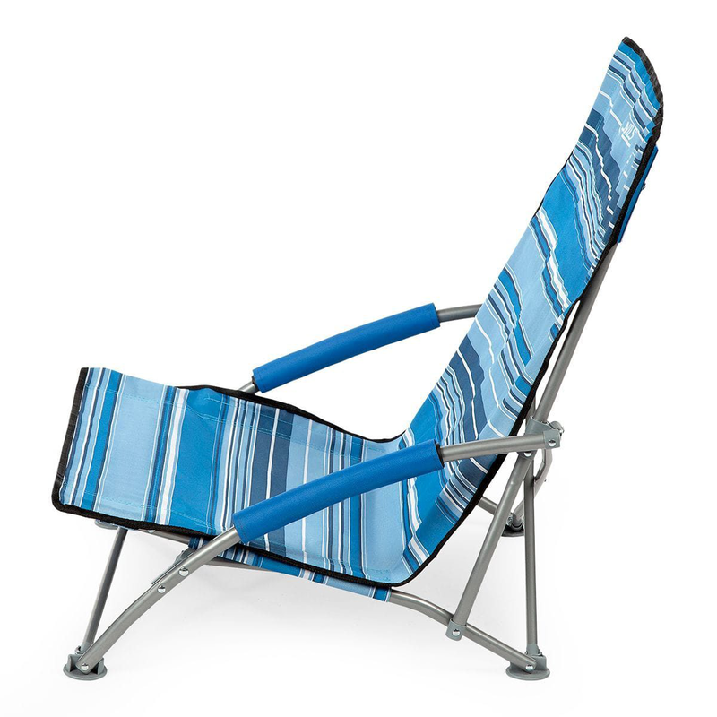 Nils camp nc3035 blue striped beach chair, , medium-null