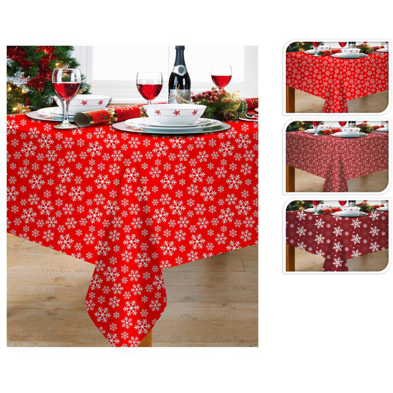 Christmas tablecloth 130x180cm - assorted designs, , medium-null