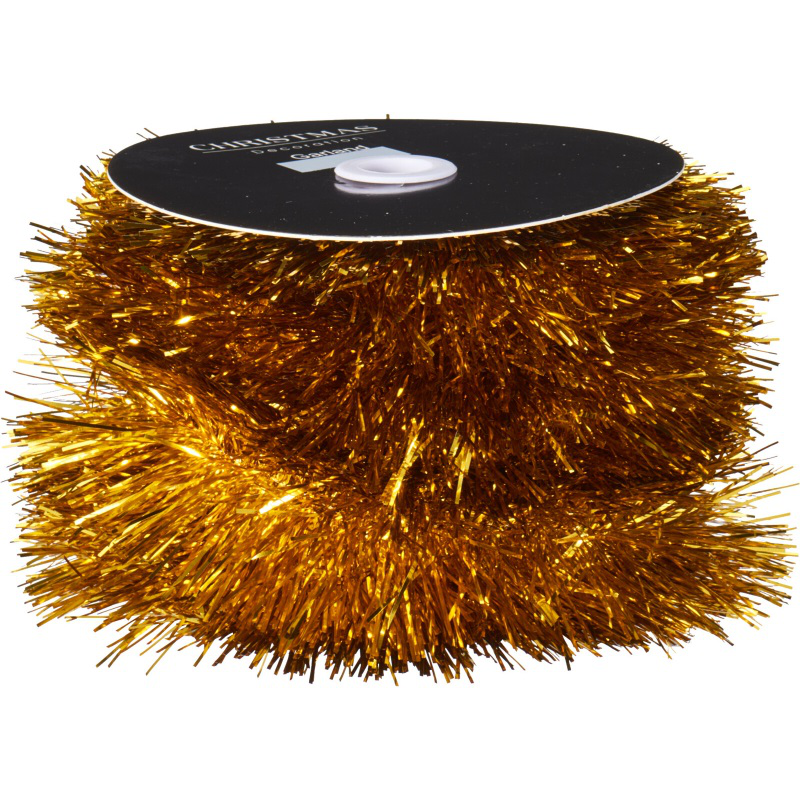 Product image: Christmas tinsel garland roll 10m - gold, , medium-null