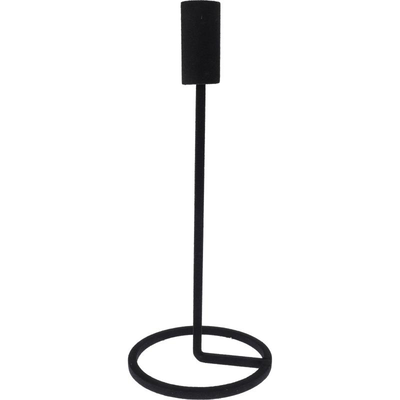 Candle holder 25cm - black, , medium