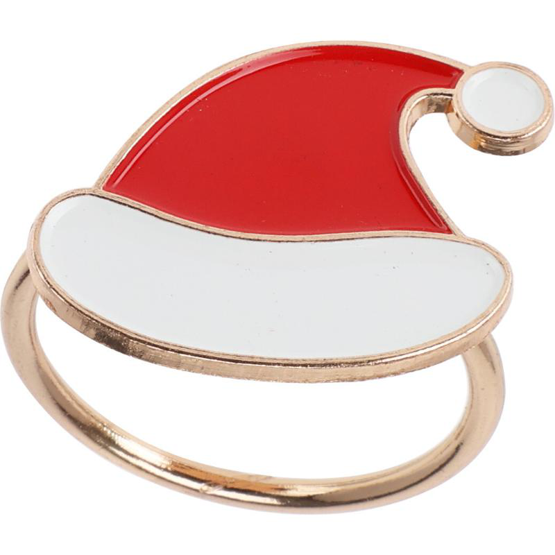 Product image: Christmas hat napkin ring 4pcs - assorted designs, , medium-null