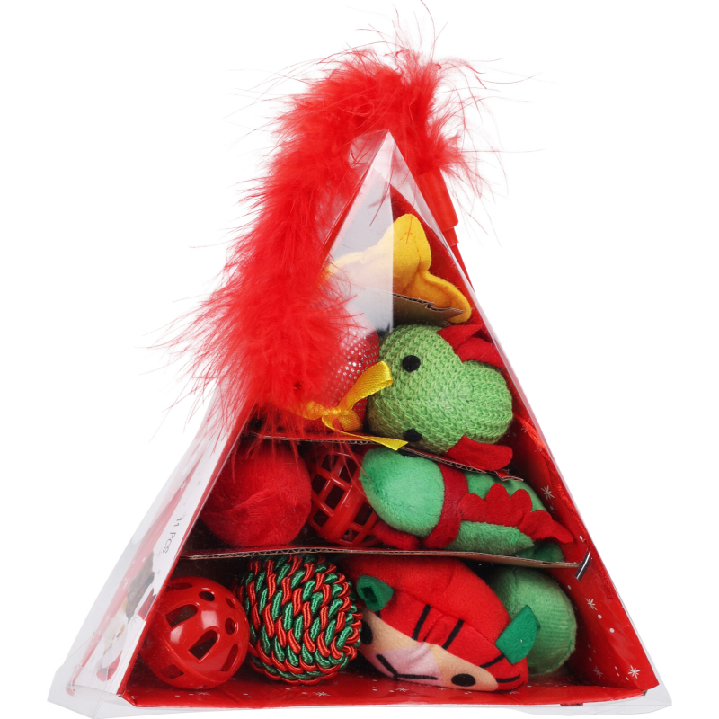 Product image: Christmas cat toys gift box 11pcs, , medium-null