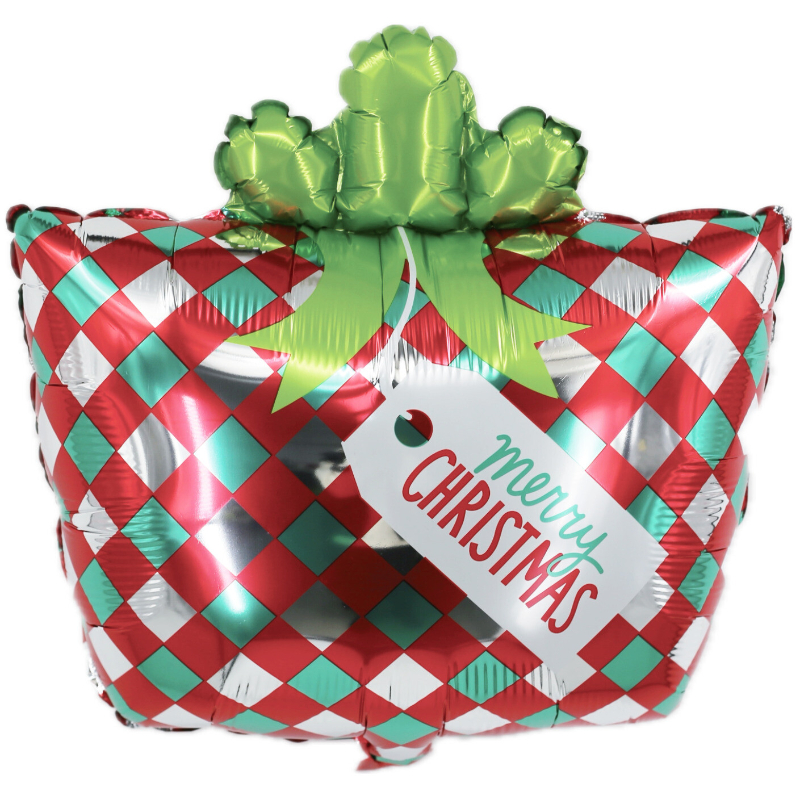 Product image: Χριστουγεννιακο foil μπαλονι giftbox - διαφορα σχεδια, , medium-null