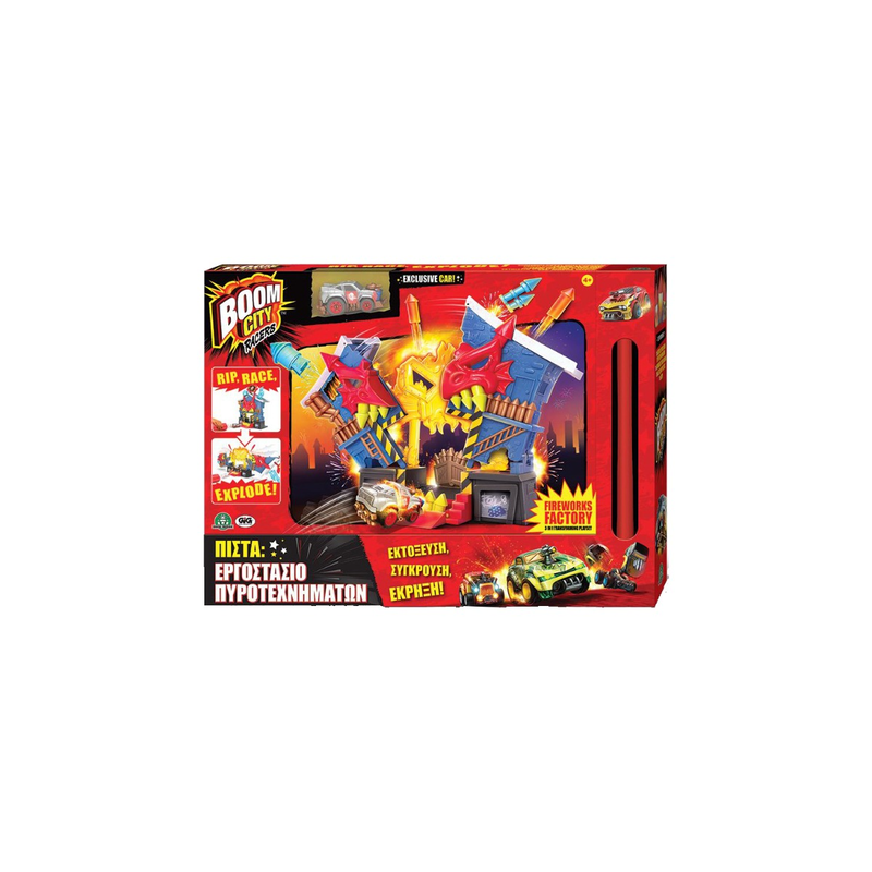 Boom city racers &epsilon;&rho;&gamma;&omicron;&sigma;&tau;ά&sigma;&iota;&omicron; &pi;&upsilon;&rho;&omicron;&tau;&epsilon;&chi;&nu;&eta;&mu;ά&tau;&omega;&nu; easter candle, , medium-null