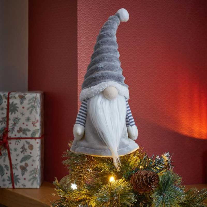 Gonk tree topper - grey, , medium-null
