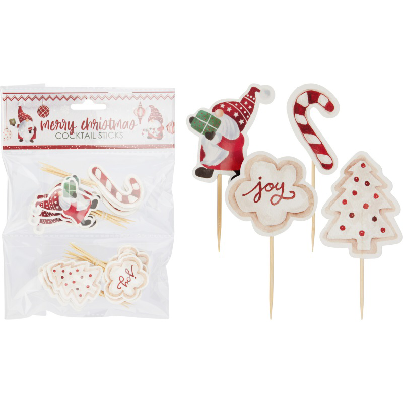 Product image: Χριστουγεννιατικα καλαμακια κοκτεϊλ 4τμχ, , medium-null