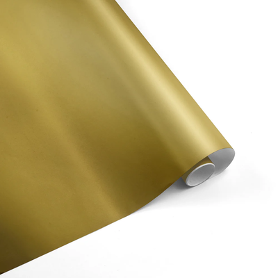 Wrapping paper gold smooth 70x200 - gold, Gold, medium