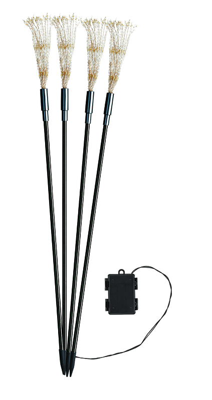 Product image: Eureka lighting star burst stakes large 4 pcs, , medium-null
