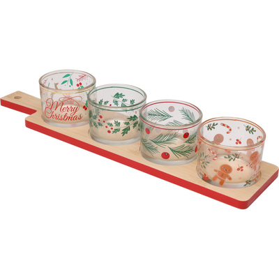 Χριστουγεννιατικο σετ σερβιρισματος 5τμχ - διαφορα σχεδια, , medium