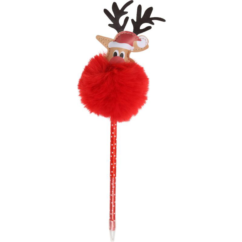 Pen with christmas design 25cm - assorted designs, , medium image number null