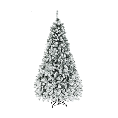Fire proof 9'' white/snow christmas tree, , medium