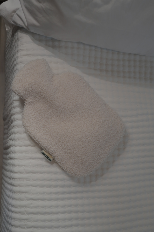 Luxury plush hot water bottle-null