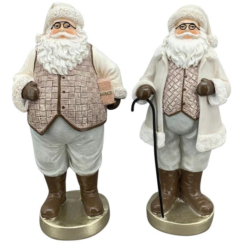 Santa lilian grey with gift - grey-null