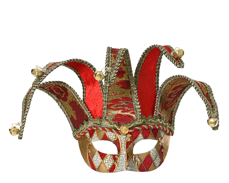 Venetian small mask red, , medium-null