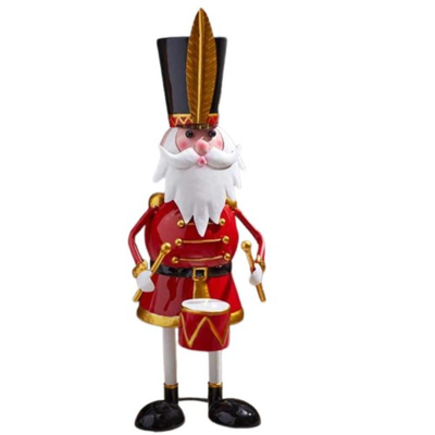 Santa polka figurine 44cm, , medium
