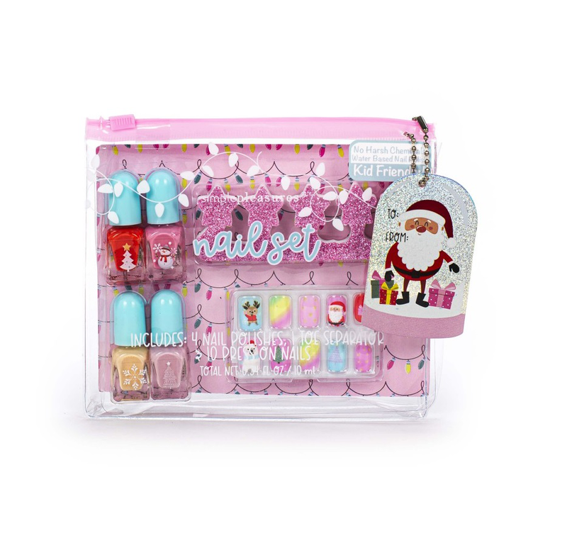 X-mas false nail set for kids, , medium-null
