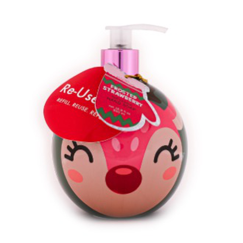 X-mas deer ball hand soap - 500ml, , medium-null