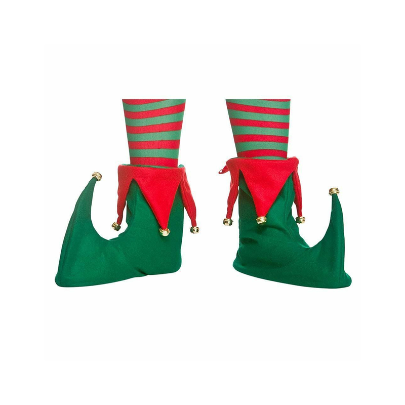 Adult elf boots christmas shoes xmas festive, , medium-null