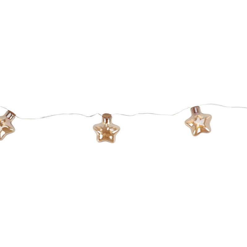 Product image: Γιρλαντα με αστερια 12led ζεστο ασπρο, , medium-null