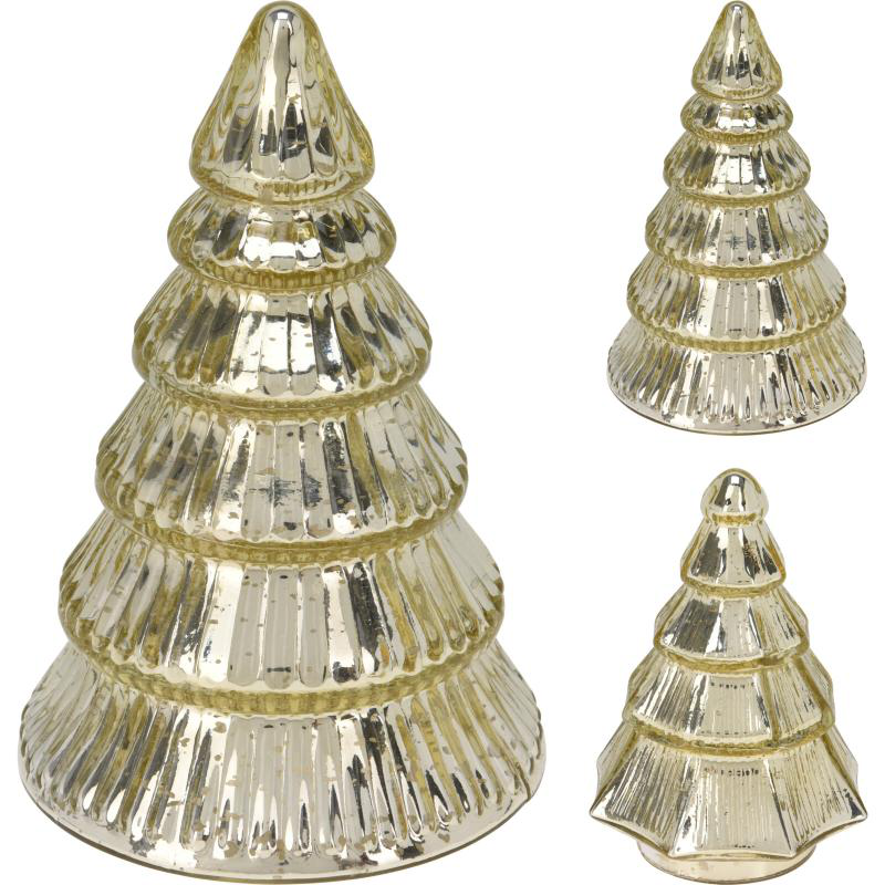 Product image: Χριστουγεννιατικο διακοσμητικο γυαλινο δεντρακι χρυσο - διαφορα σχεδια, , medium-null