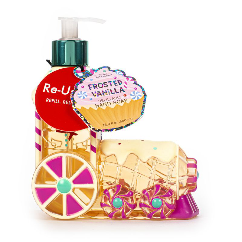 Gingerbread train hand soap - 500ml, , medium-null