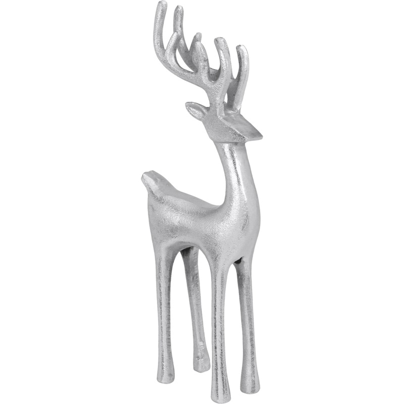 Product image: Christmas reindeer standing 35cm - silver, , medium-null