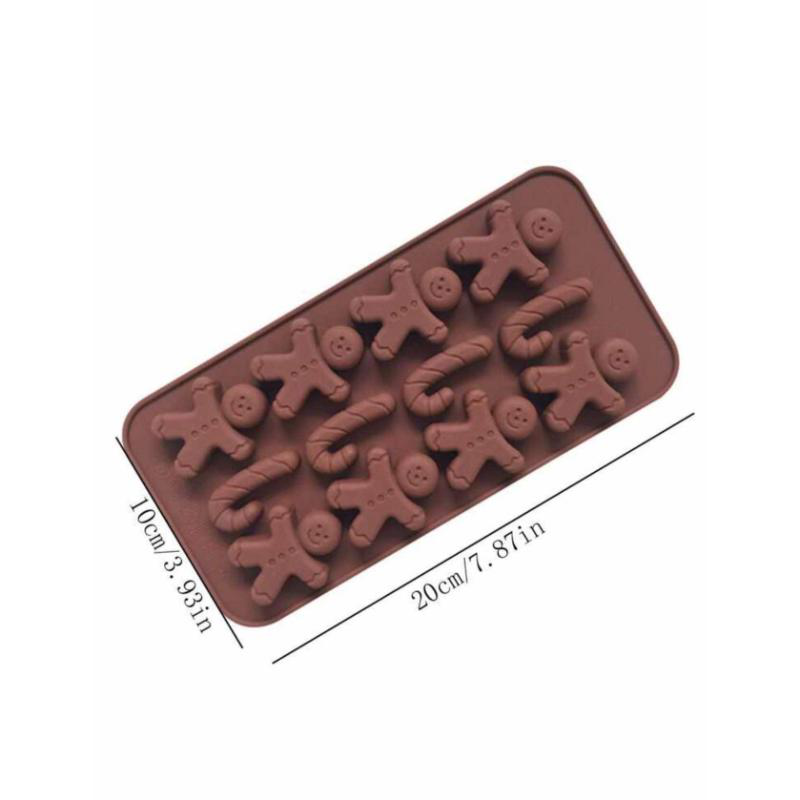 Product image: Pentart καλουπι σιλικονης χιονανθρωπος και μπαστουνακι 10x20cm, , medium-null