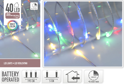 Led lights 40l multi timer bo, , medium