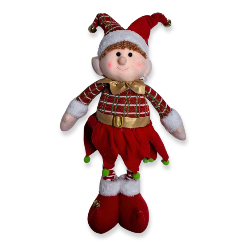 Xmas elf soft standing adj. 45-76cm-null