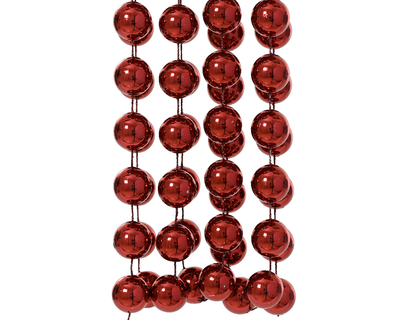 Bead garland xxl shiny oxblood, , medium