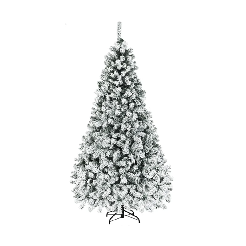 Fire proof 8'' white/snow christmas tree-null