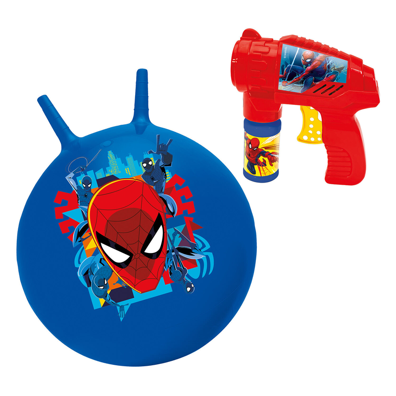 Boing & bubble gun spiderman &mu;&epsilon; &lambda;&alpha;&mu;&pi;ά&delta;&alpha;, , medium-null