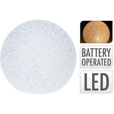 Διακοσμητικη μπαλα με led 18cm, , medium