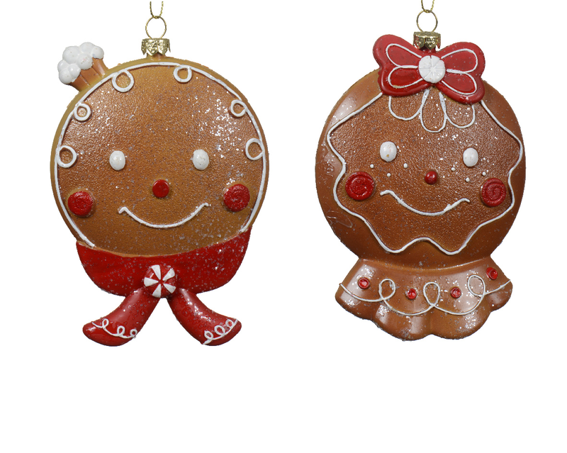 Gingerbread h.16cm brown/colours - gingerbread girl-null