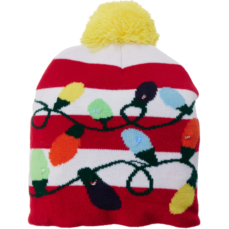 Product image: Christmas knitted hat with xmas pattern - assorted designs, , medium-null