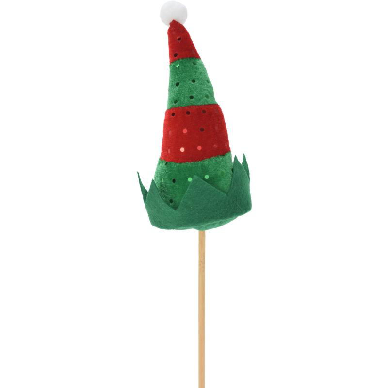 Product image: Χριστουγεννιατικο καπελο σε στικ 56cm, , medium-null