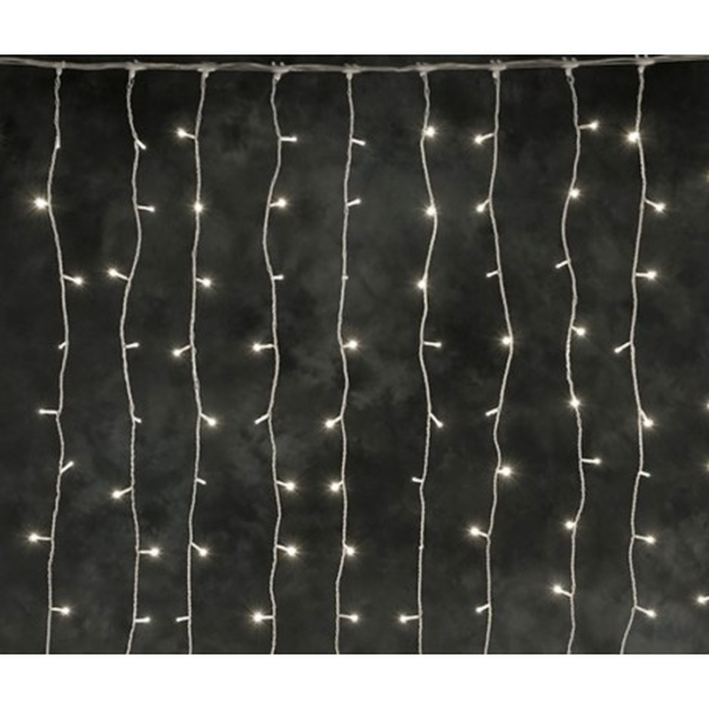 Product image: Xmas led curtain 200l 2x1m white, , medium-null